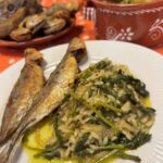 Arroz de grelos e caril