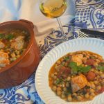 Bacalhau Guisado com Grão